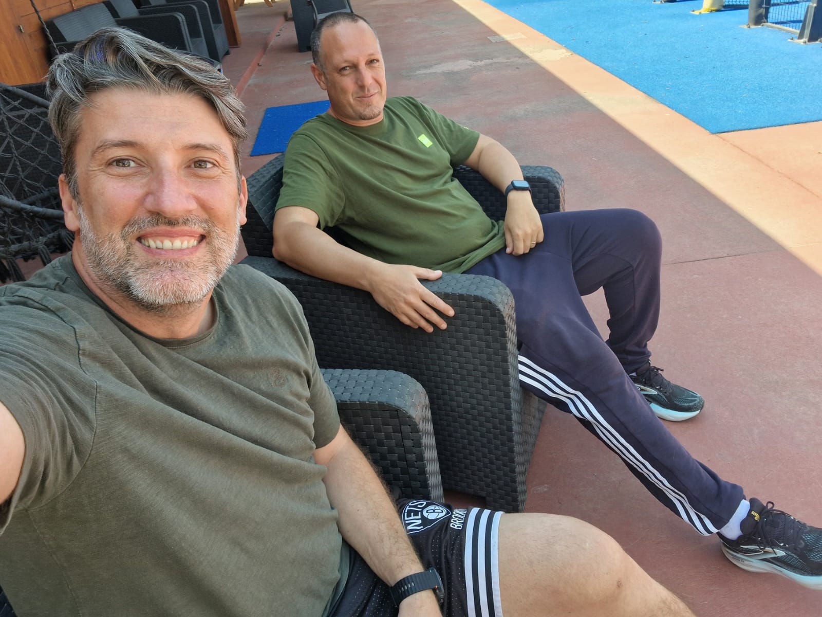 Momento di gioco al club